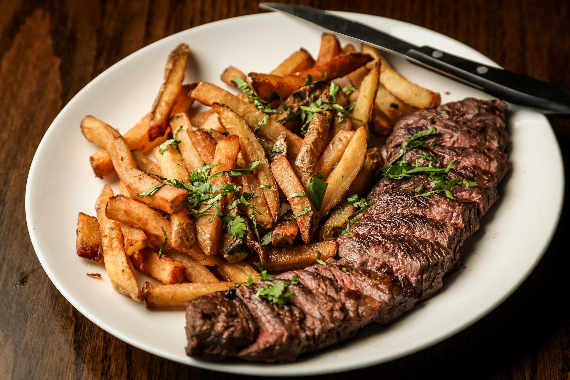 Grilled steak