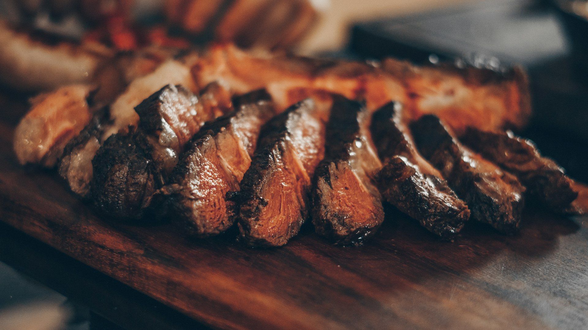 Grilled beef steak